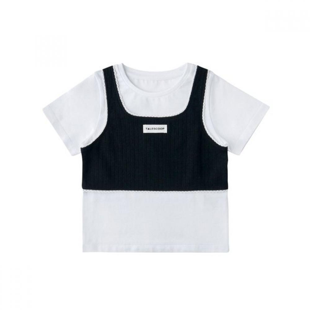 

LiTTle Ground CoTTon BusTier T shirT 76314 332 09 WHITE/155