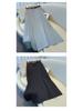 Pleated Midi Skirt - Women's Petite, Spring/Autumn Collection, Temperate OL Commute Style