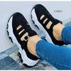 Spring and Autumn New Large-size Sandals Women's Round Head Thick-soled Low-top Buckle Flat-soled Casual Sports Shoes