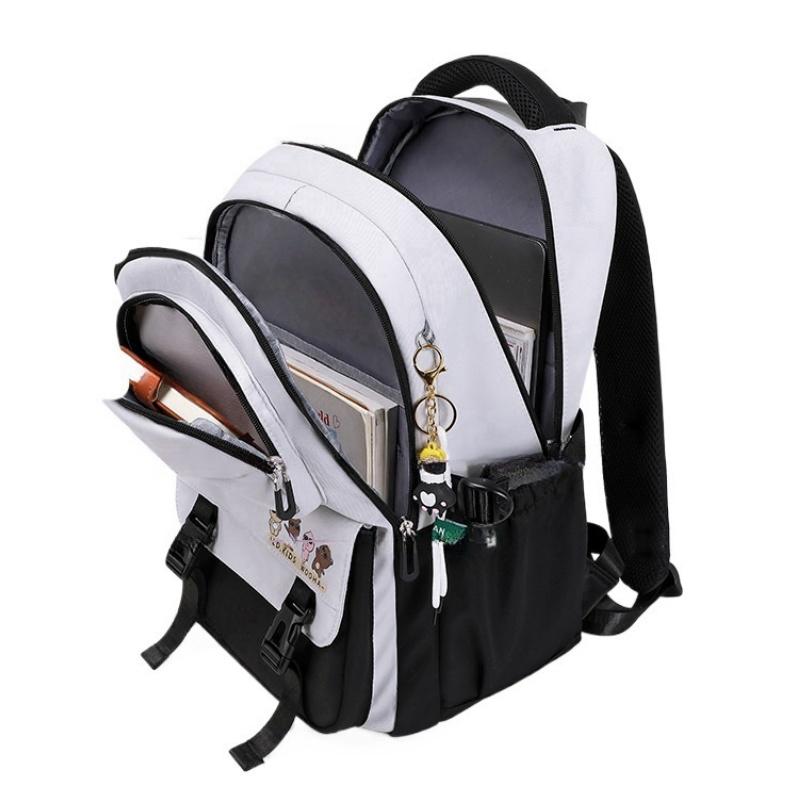 2024 Summer New Cute Cartoon Primary School Bags Lightweight Burden Reduction Girl Student Book Bag 3 Pcs Set Children Backpack Grade 5-6 Tutoring Bag