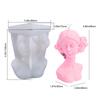 DIY Silicone Candle Mold 3D Silicone Casting Candle Mould Candle Making Mould Lady Body Shape