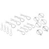 Snap and Spring Pins Set, Galvanized Steel, 23485