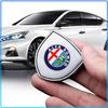 1Pcs 3D Metal Auto Door Shield Emblem Car Body Badge Sticker Styling For Alfa Romeo 147 159 Giulietta Giulia Mito Spider Alpha Nheadrest