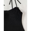 New Black Sexy One Piece Swimsuits Closed Women Swimwear Push Up Swimming Wear Body Bathing Suits Beachwear Pool Bather