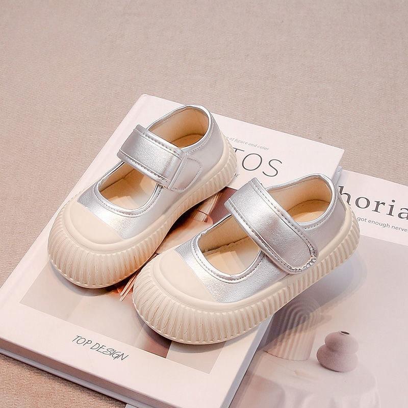 Children's little white shoes autumn 2025 new Mary Jane small leather shoes platform big head shoes girls school shoes