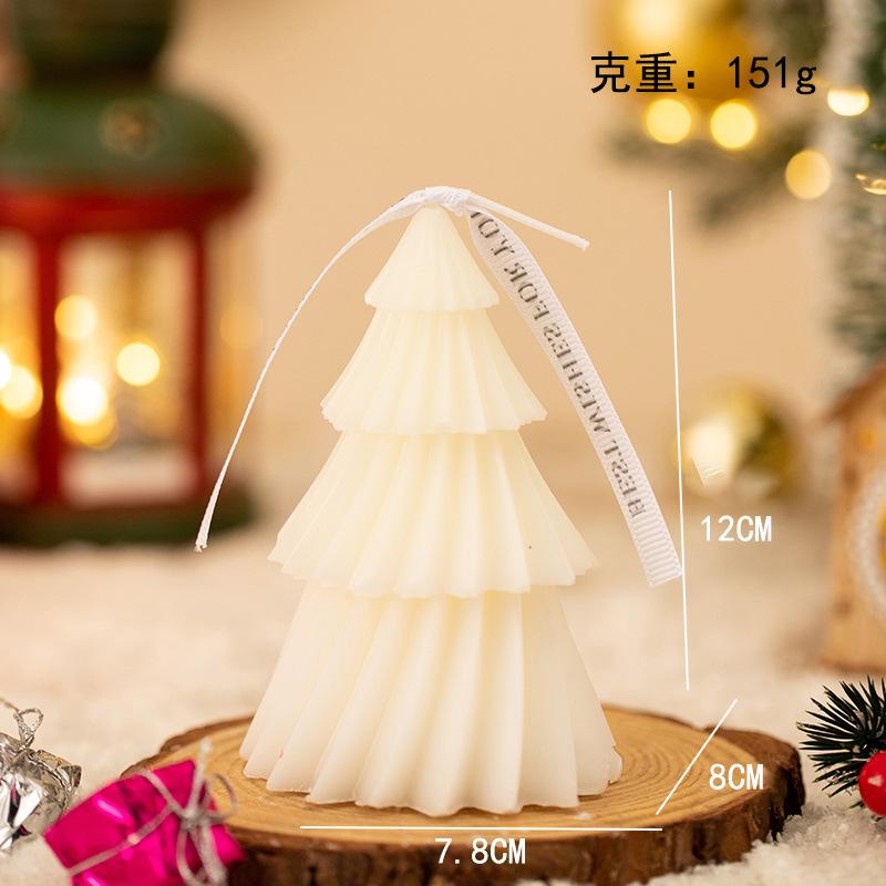 Unique Handmade Christmas Tree Scented Candles - Fragrance Therapy for Home Decoration and Gift Creativity Fun Convenient