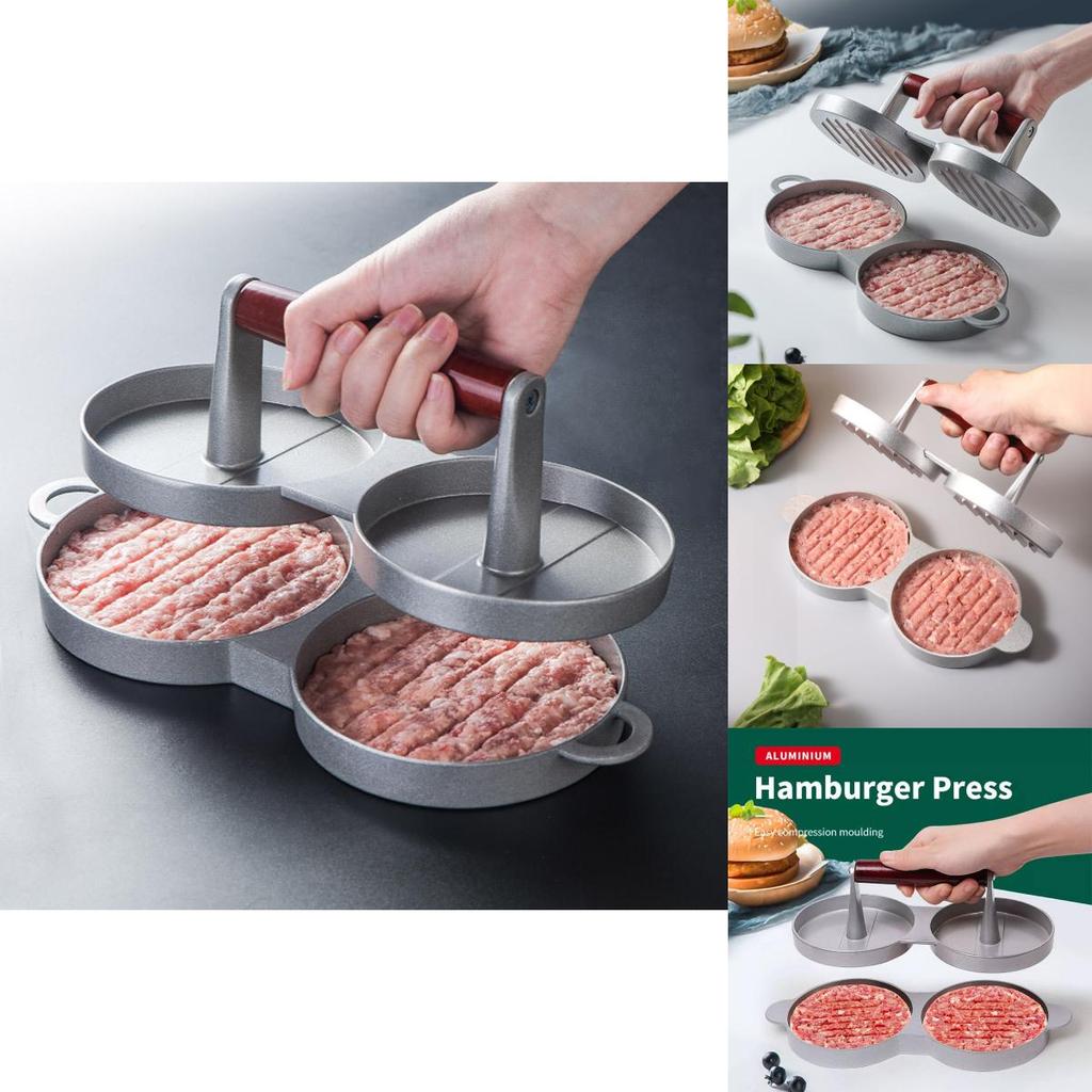 Hochwertige Burgerpresse aus Aluminium für perfekt geformte Fleischpatties mit langlebigem Design