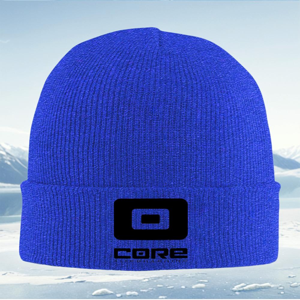Square shape inside CORE Kiteboarding brand Men Women Unisex Knitted Hat Beanie Pullover Cap Winter Thermal Warm Christmas Outdo