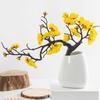 Artificial Flowers Spring Plum Blossom Peach Branch Silk Flowers Home Wedding Party Decoration Christmas Wreaths Accessories Diy