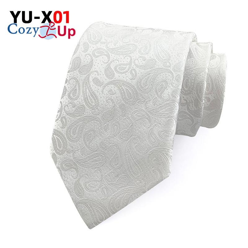 

3,15-дюймовый модный полосатый мужской галстук с узором пейсли и цветочным узором на свадьбу