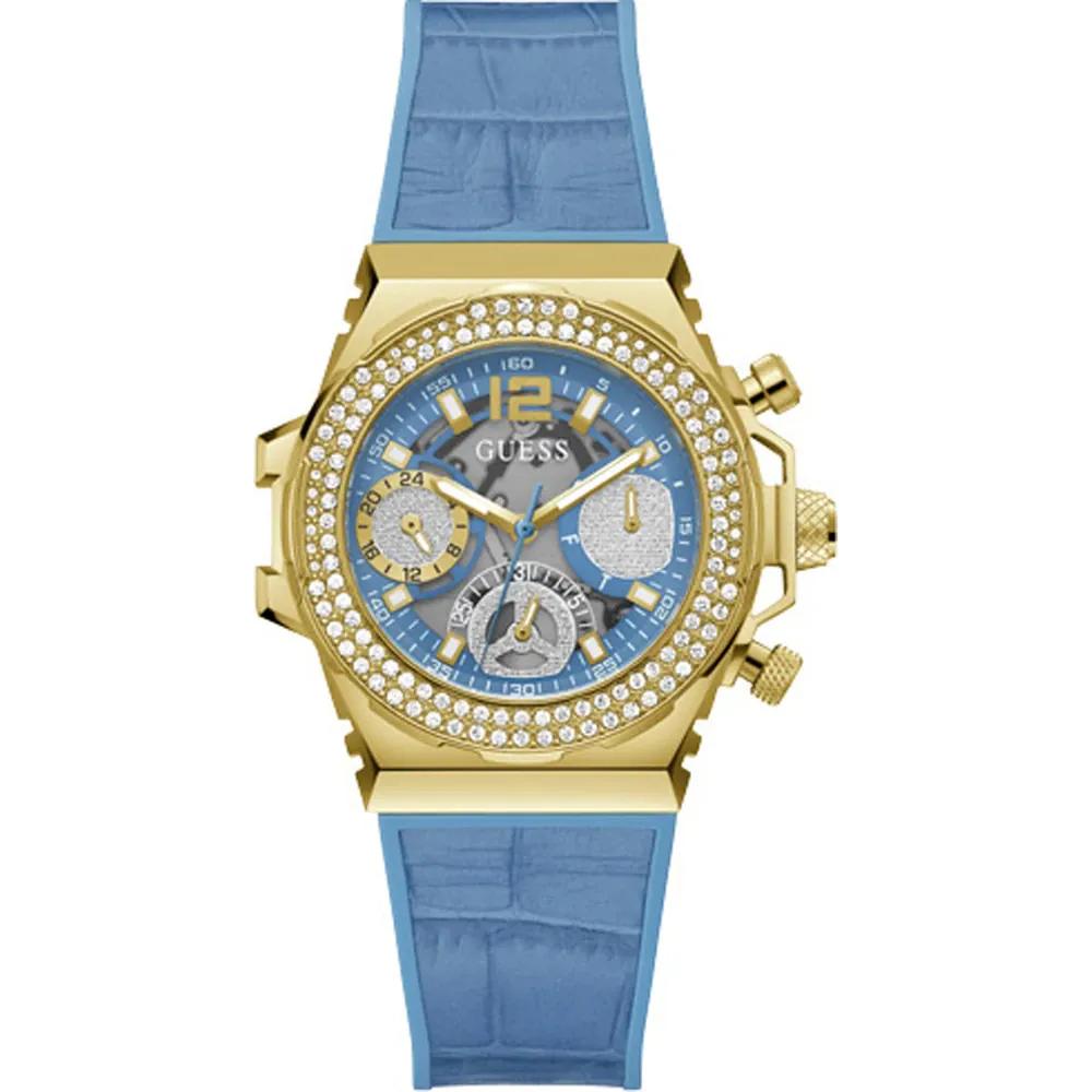 GUESS Fusion Blue Stainless Steel Ladies Quartz Watch GW0553L3 синий