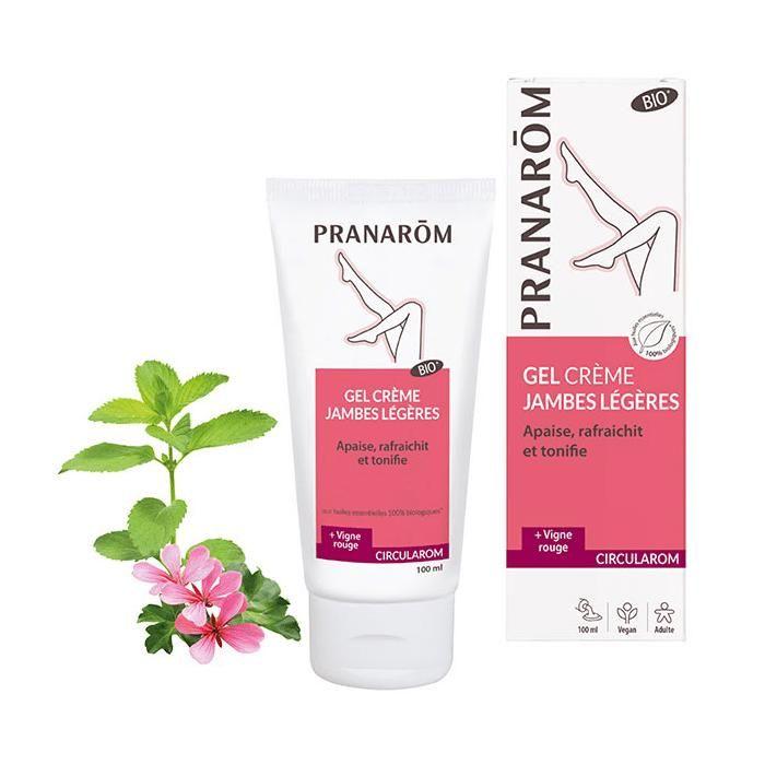 Pranarom Circularom Gel Crème Jambes Légères Bio 100ml