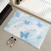 Floor Mat Eco Flannel Doormat Non-Slip Odorless Indoor Soft Short Plush Floor Rug Cute INS Aesthetic Style