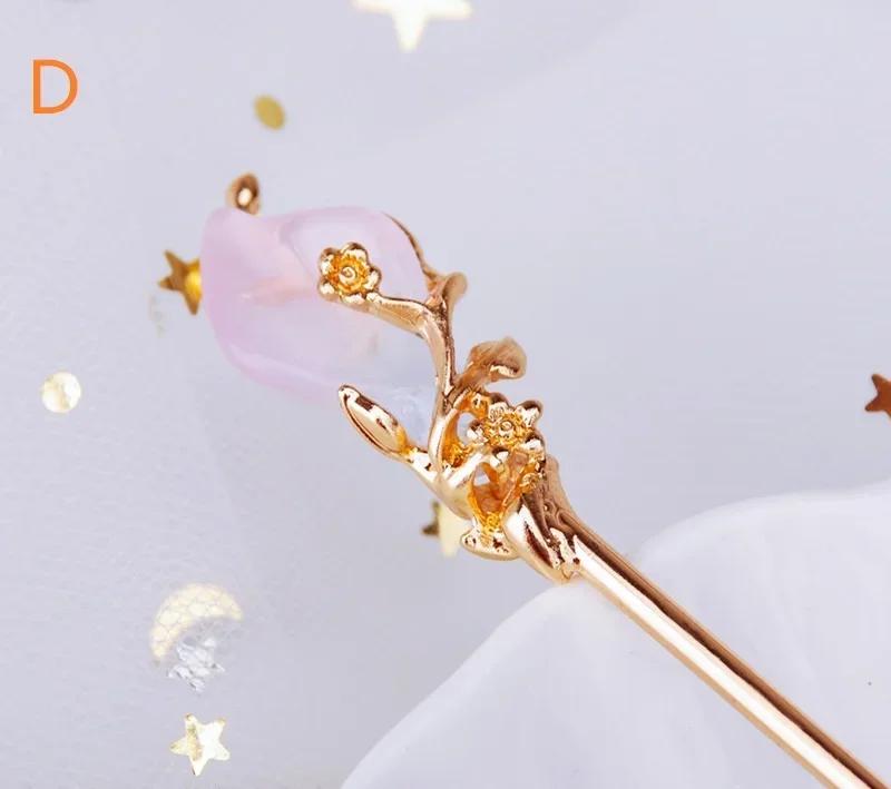 Chinese Style Hanfu Headwear Girl’s Ancient Style Hairpin Ancient Costume Headwear Versatile Hairpin Accessories Hair Accessorie