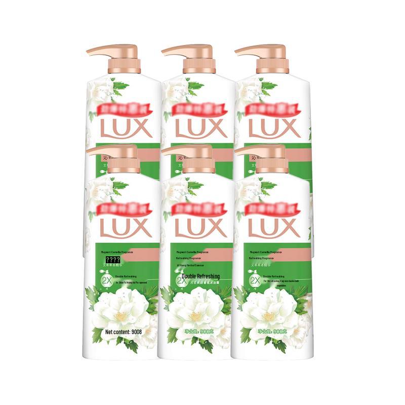 LUX Toning Fragrant Shower Gel with Mugwort & Camellia Scent - 6x900g