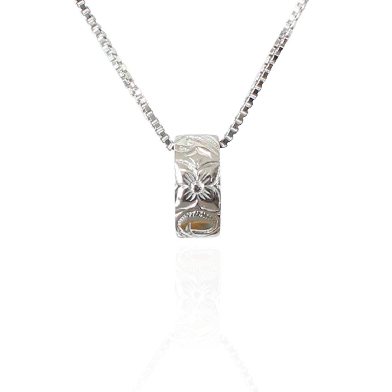 

Workshop Memorial Hawaiian Heritage Ashes 925 Silver Venetian Chain [Memorial Hibiki] Pendant, Jewelry, Necklace, Ring, Pendant, (Platinum Coating)