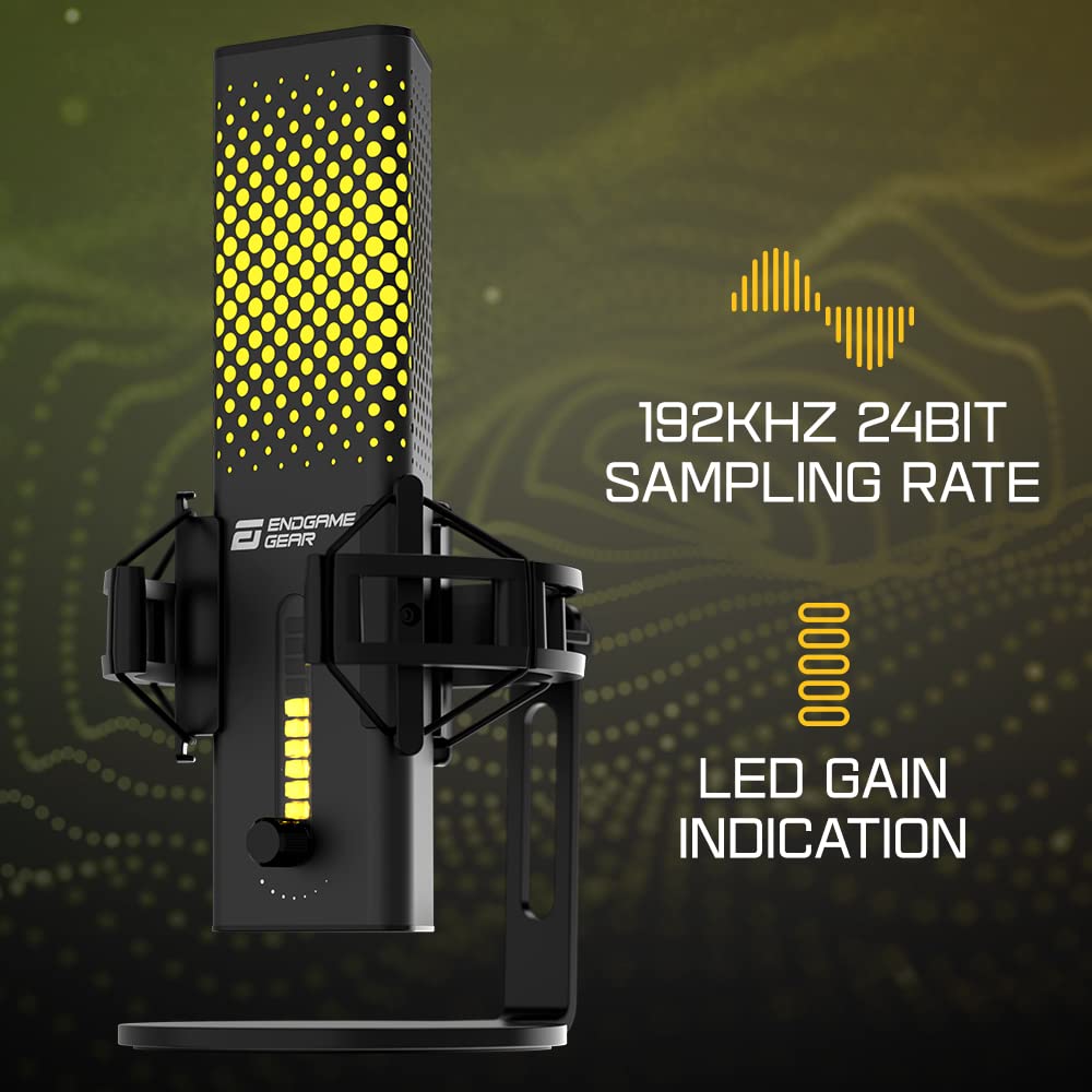Endgame Gear XSTRM USB Microphone USB Gaming Microphone Condenser Microphone Black EGG-XST-BLK