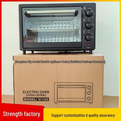 Kompaktowy Wielofunkcyjny Piekarnik Elektryczny Dwupoziomowy - Pojemność 12L/25L/48L do Domowego Pieczenia