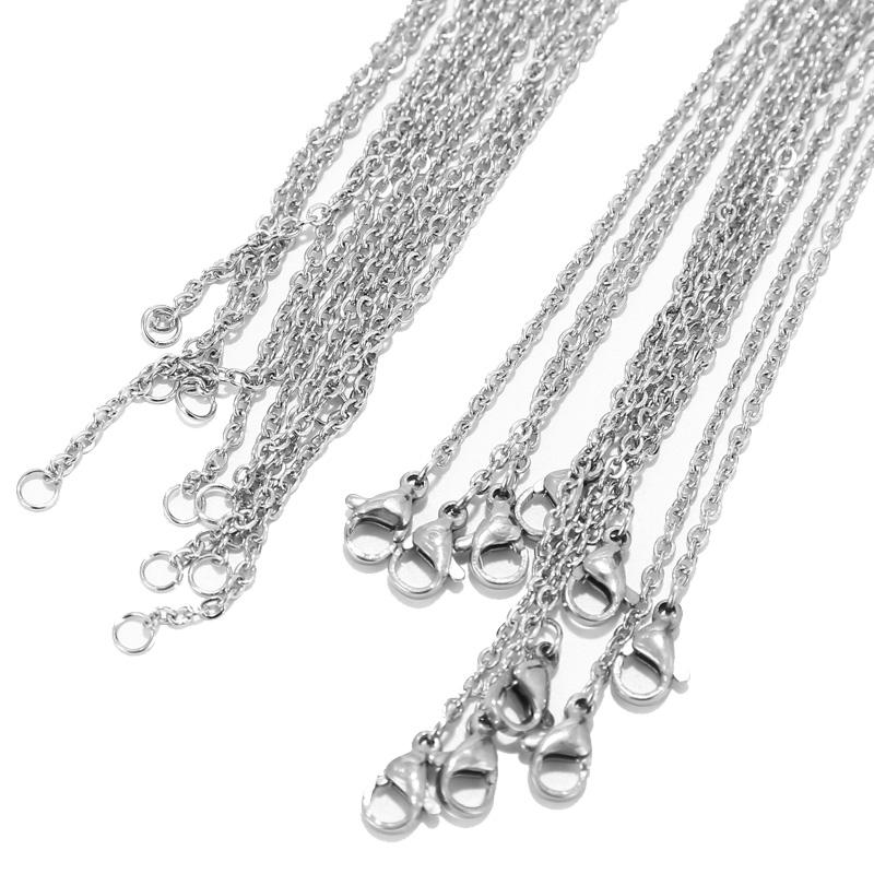 10pcs/Lot Gold Cable Chain Necklaces