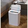 Smart Sensor Trash Can Waterproof Intelligent Touchless Trash Can Quiet Auto Motion Sensor Rubbish for Kitchen Bathroom