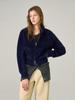 HUNCH Soft Hairy Knit Zip-Up (2Colors)