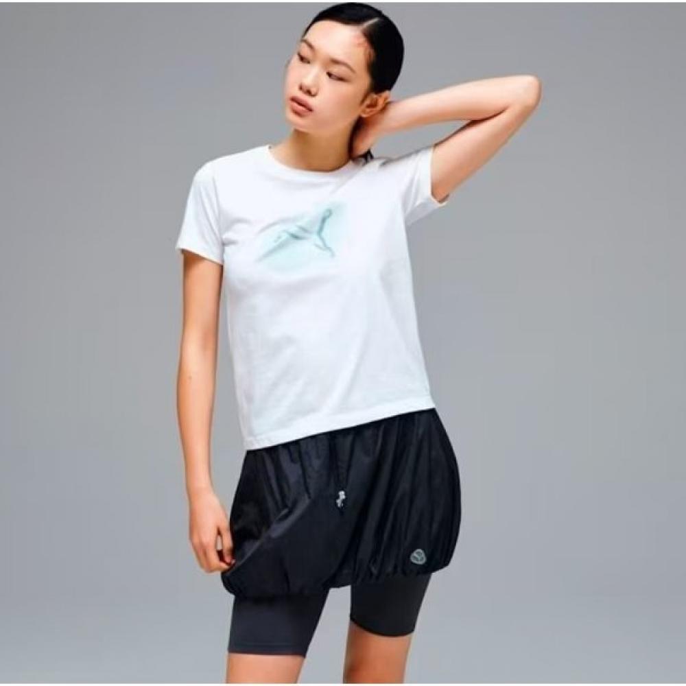 Puma Women S Cat Logo Short Sleeve Tee W Cat Logo SSt S