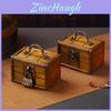 Wooden Jewelry Storage Box With Lid For Home Office Desk Organizer Gift For Teens