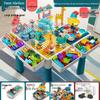 Children's Building Block Table: Educational Ball Track Puzzle Toy for Ages 3-6