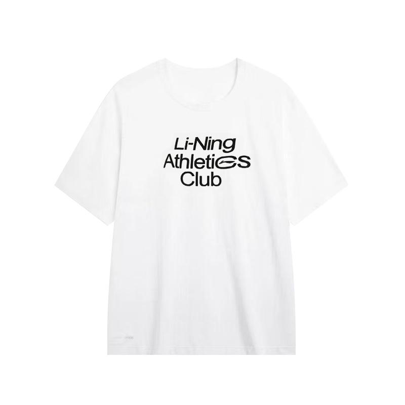 

Li-Ning Solid Color Logo Letter Round Neck Outdoor Climbing Sports Casual Short Sleeve T-Shirt Unisex T-Shirts ASSU358-2 3XL
