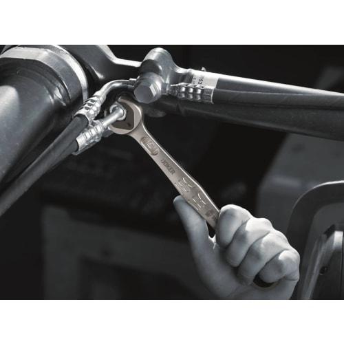 Wera Combination Ratchet Wrench, 17, Length 224mm, 073277