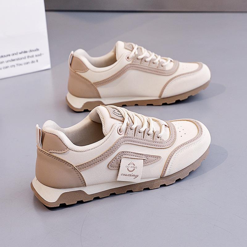 ins flat baseplate shoes sports shoes women's spring new students lightweight casual running shoes