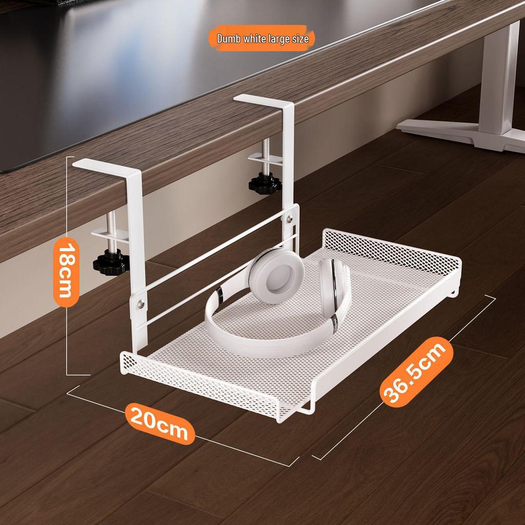 Podstolová organizérka na káble - Bezvŕtací organizér drôtov pre počítačové stoly