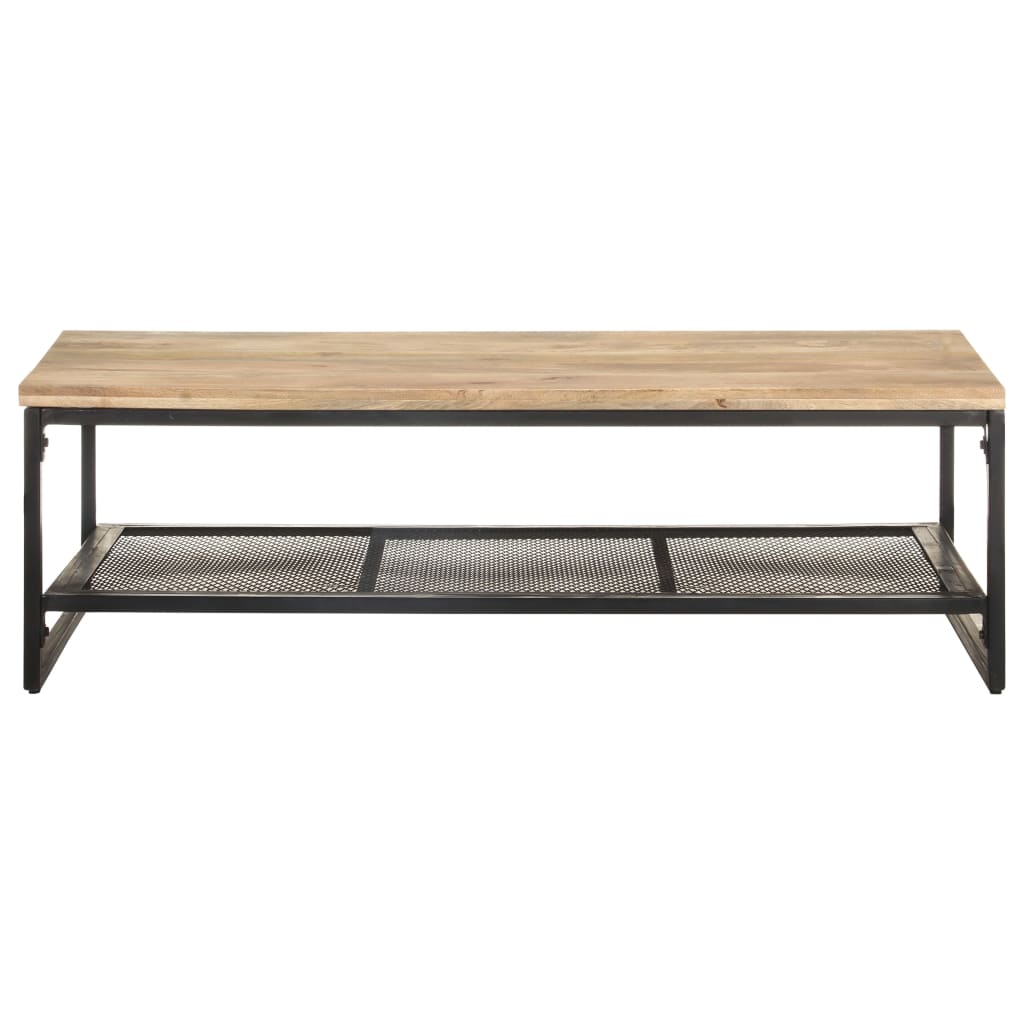 Coffee Table 110x60x35 Cm Solid Mango Wood