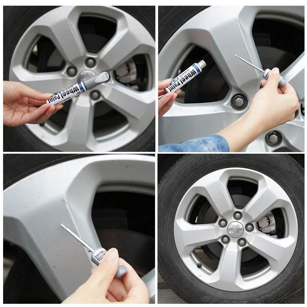 auto wheel scratch repair pen Car paint Aluminum alloy refurbished portable DIY repair pen waterproof non-toxic colorfast tools