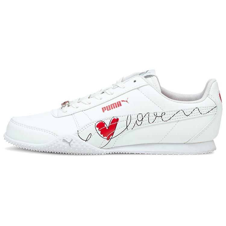 (WMNS) PUMA Bella Valentine White Red Black Women s 368868-01 EU 35.5