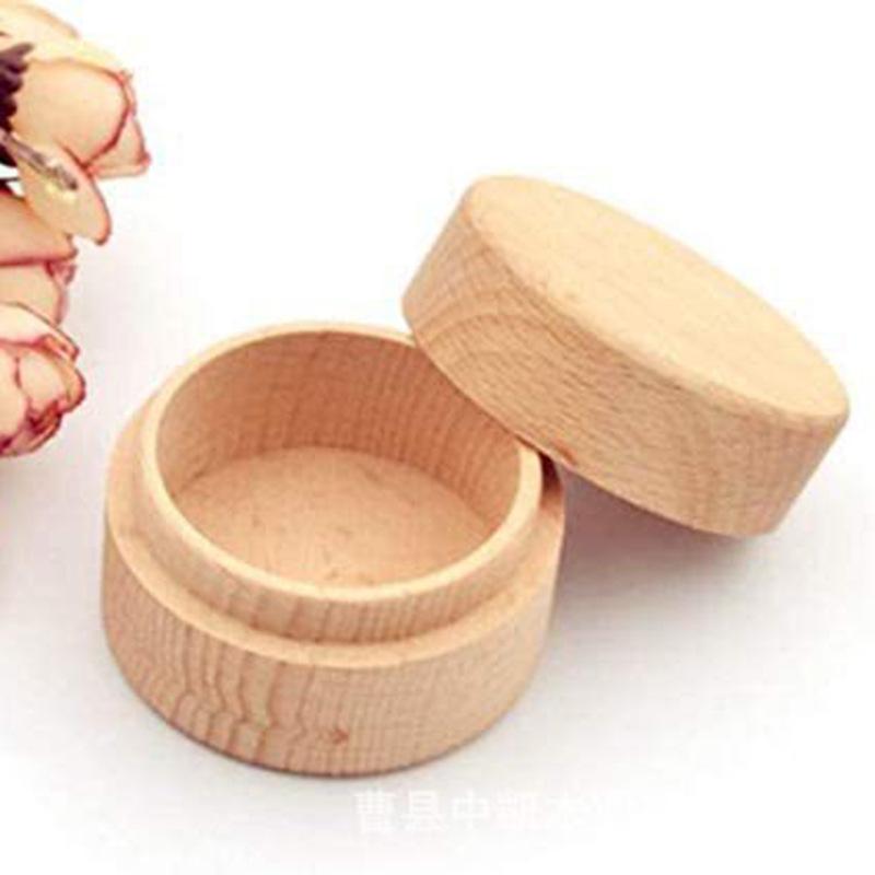 Wooden Baby  Baby Tooth Box Children's Baby Tooth Storage Box Commemorative Baby Hair Umbilical Cord Collection Box