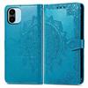 Foral Book Leather Wallet Flip Case For Xiaomi 14T 11T 13T Redmi 14C 13C 9C Note 15 14 10 11 12 13 Pro 5G 9 14S 10S 11S Poco M6 C75 F7 X7 X6 C65 Cover