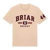 BRIAR HOCKEY 44 Off Campus T-Shirt Hockey Roman Buchliebhaber Tee Sommer Hohe Qualität Kurzarm Damen Herren Reine Baumwolle Y2K Kleidung
