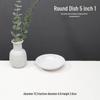 A5 White Melamine High-Temperature-Resistant Noodle and Soup Bowl, Ramen Bowl, Rice Noodle Roll Plate, Vegetable Plate.