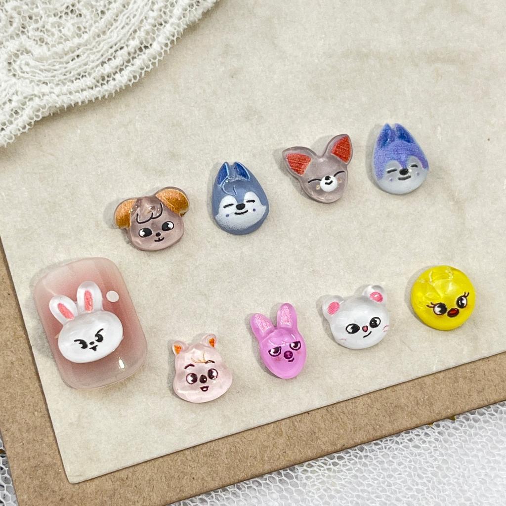 Straykids Animal Mini 3D Stickers Diy Decoration, Nail Phone Case Decoration Stickers Skzoo Mini Stickers Girlfriend Gift