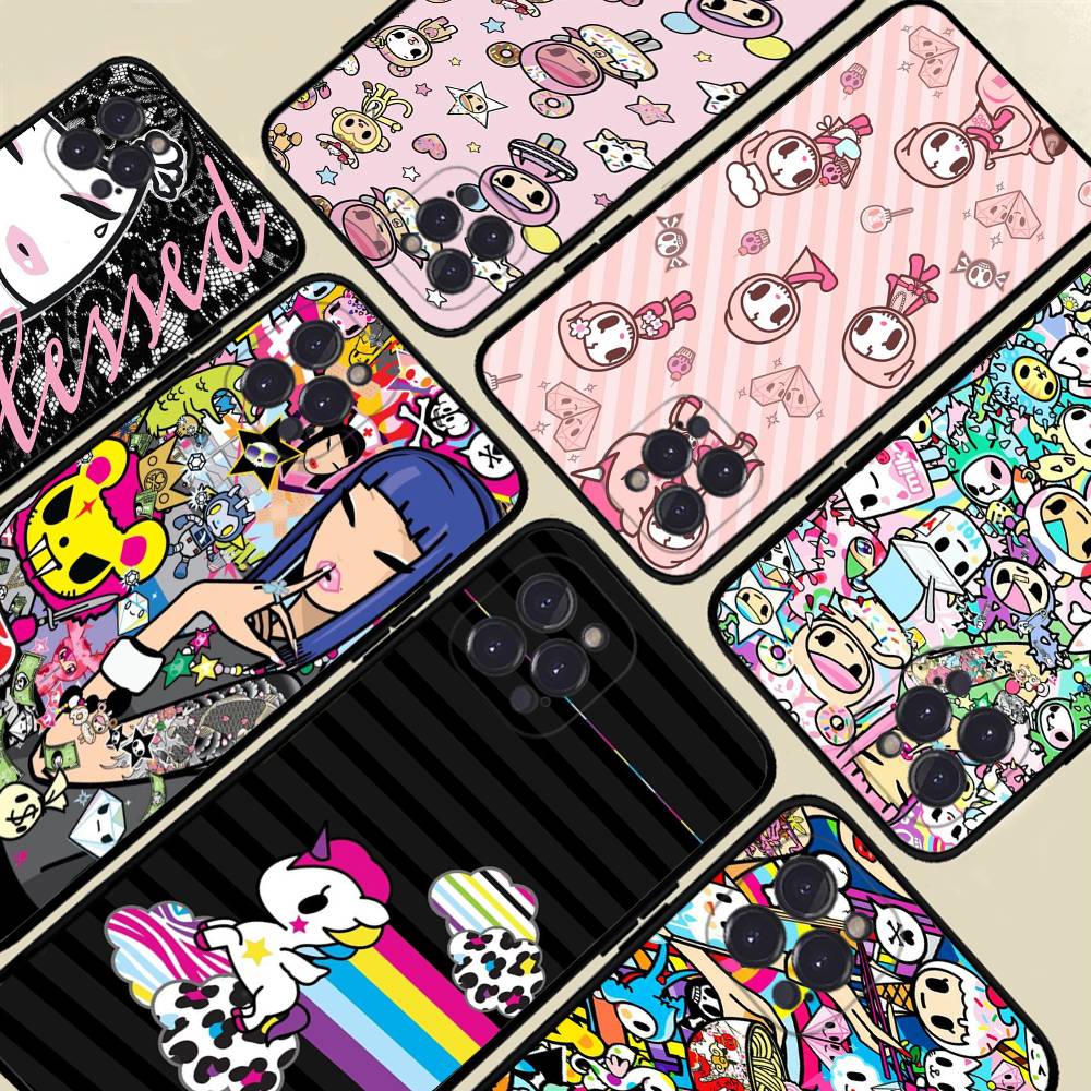 Japan Tokidoki For IPhone 17 16 15 14 13 12 11 Pro Max 13 17Air Shockproof Soft Phone Cases Coque