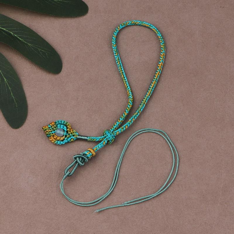 Ancient-Style Handmade Tassel Pendant: DIY Phoenix Tail Knot for Jewelry and Accessories