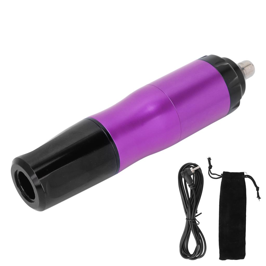 Tattoo Machine Pen Aluminium Alloy Tattoo Clip Cord DC Interface Tattoo Rotary MachinePurple