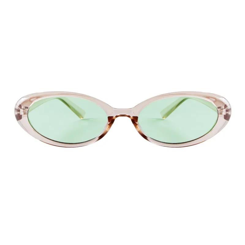Laurinny Fashion Oval Sun Glasses Women Design Black Eyewear Luxury Trend Tortoiseshell Versatile Retro Sun Glasses Shades