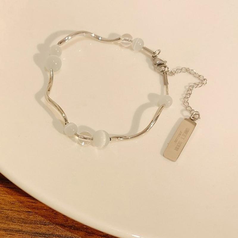 Creative Opal Beaded Bracelet For Women Irregular Chain Splicing Bracelets