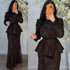 Cross-border Foreign Trade European and American Women's Clothing Autumn 2025 New Lace Lace High Waist Slim and Thin Hip-wrapped One-step Skirt