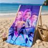 K-pop Heroes In Action Beach Towel, Quick-drying, Easy to Care for, Suitable for Both Fitness and Beach Vacations,Sports Essential