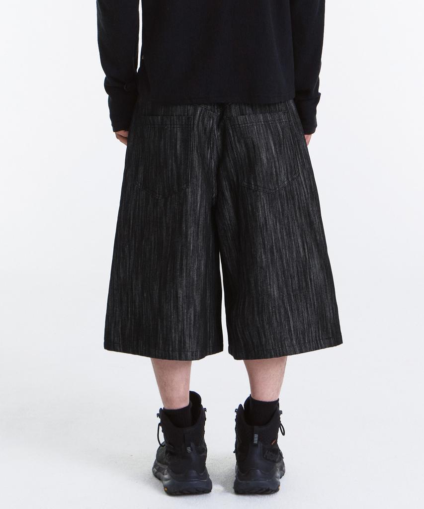 Gicheol Bermuda Denim Pants (Raw Black)