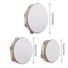 Tambourine Instrument Handheld Tambourine Drum With Jingle Bells 3-Piece Wooden Percussion Instruments For Training Kids