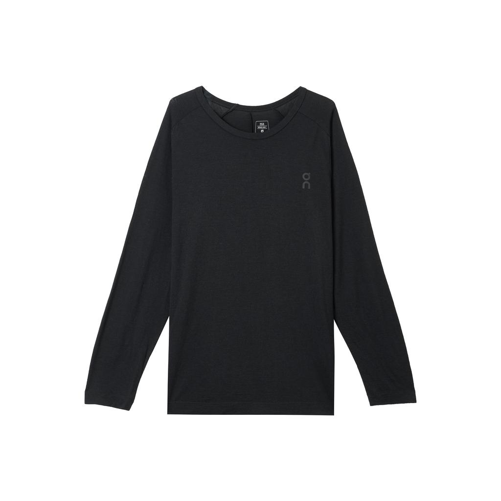 On Merino Lg Sleeve Breathable T-Shirt Men Tops Black 19300738
